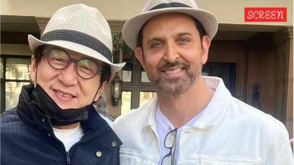 Hrithik Roshan with Jackie Chan