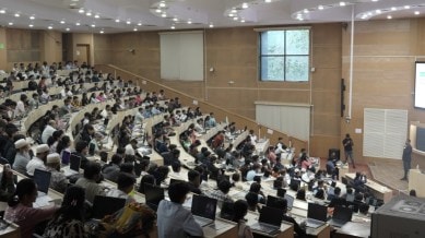 A workshop on AI conducted last year