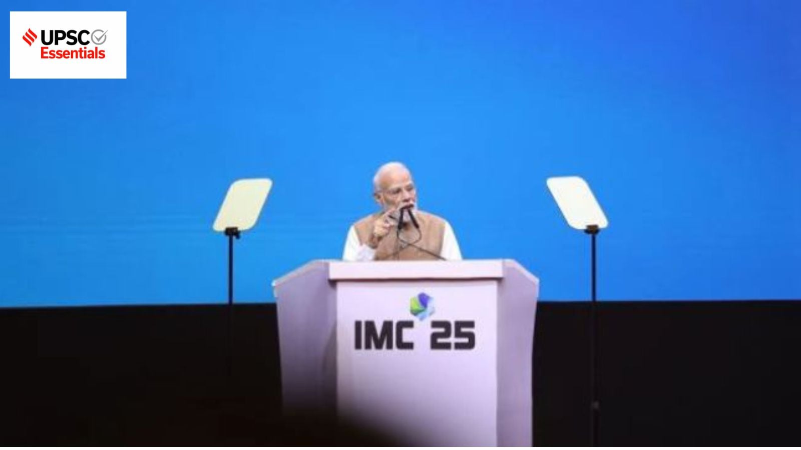 PM Modi at IMC 25, upsc mains question practice