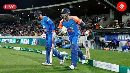IND vs AUS 1st T20 Live Cricket Score. (Agencies)