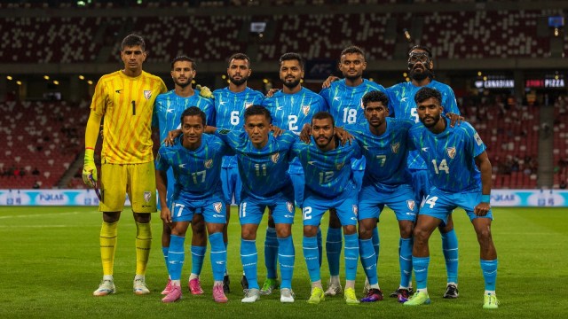 India drew 0-0 to Bangladesh in Shillong on March 25 in their first match of the third round, and this was followed by a shock 1-0 defeat away from home to Hong Kong earlier this year. (Photo Credit: AIFF)