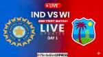 IND vs WI 2nd Test Live Cricket Score: India will be looking to have yet another dominant show on Day 1.