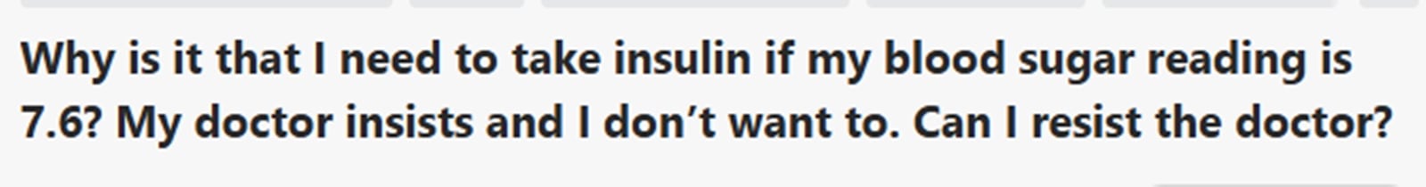insulin
