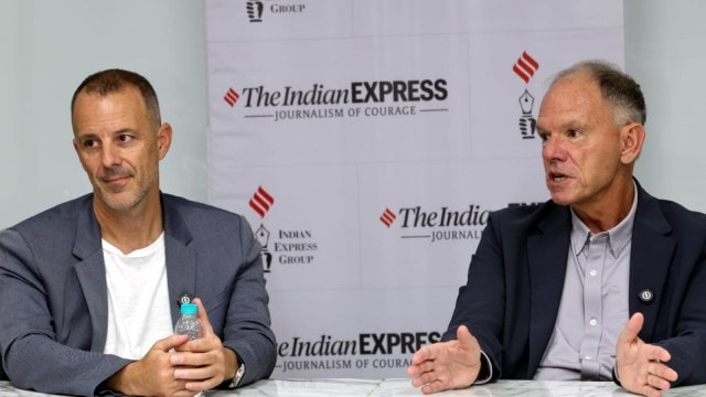 Geoffrey Garrett, Jared Grusd, USC Marshall School of Business, H-1B visa, H-1B, H-1B visa fee, H-1B fee, Indian express news, current affairs