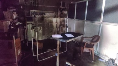 fire engulfs jaipur hospital
