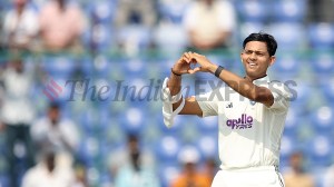 Such was the controlled supremacy of Yashasvi Jaiswal’s unbeaten 253-ball 173 that he made this crowd very briefly shut out the comfort of nostalgia in exchange for the promise of the present. (Express Photo by Praveen Khanna)