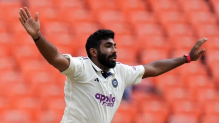 Bumrah's three-wicket haul took his tally in home Tests to 50. (AP Photo)