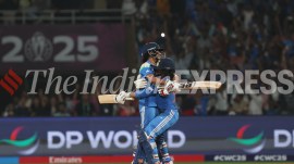 Australia Vs India Women ODI World Cup Semi Final Match at D.Y.Patil Stadium on Thursday Express Photo by Amit Chakravarty 30-10-25, Navi Mumbai