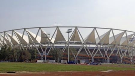 Akon, AP Dhillon, Papon, Anubhav Singh Bassi, Zakir Khan, Sports Authority of India (SAI), Indira Gandhi Stadium, delhi news, India news, Indian express, current affairs