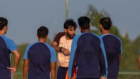 Khalid Jamil admitted that India will have an uphill task against Singapore in the crucial AFC Asian Cup qualifier. (Photo Credit: AIFF)