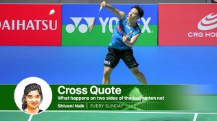 Koki Watanabe bounces around the court and has a whiplash kill. (Instagam/Japan Society)