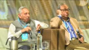 The session, moderated by former Rajya Sabha MP Jawhar Sircar, also turned to the contentious question of the Ramayan television serial and its political fallout.