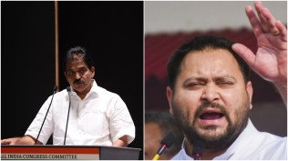 k c venugopal and tejashwi yadav