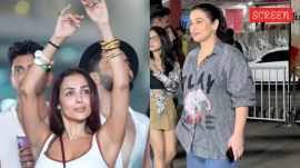 Malaika Arora and Vidya Balan at Enrique Iglesias concert.
