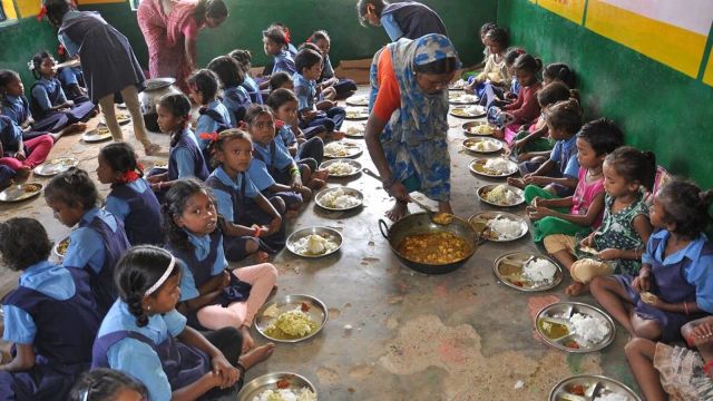 The scheme, which covers students in government-run and aided schools, ensures the supply of food grains by the Government to schools.