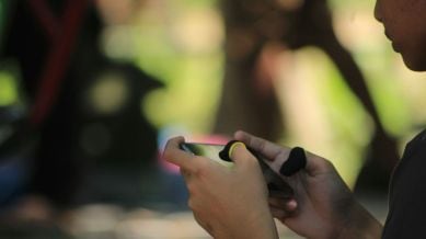 Adarsh’s sister allegedly spotted him playing games on her mobile phone