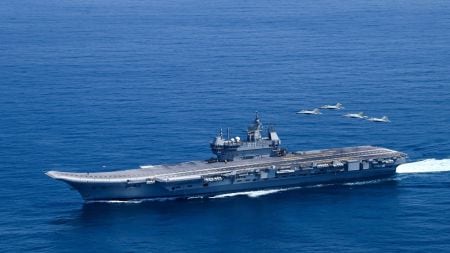 The sea phase involves complex maritime operational drills focusing on anti-air, anti-surface and anti-submarine exercises along with flying operations, the Indian Navy said.