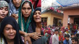 A dalit boy killed in Rabupura, Greater Noida, on Friday, October 24, 2025.Express photo by Abhinav Saha
