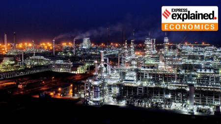 The Reliance-owned Jamnagar refinery in Gujarat is the world's largest oil refinery.