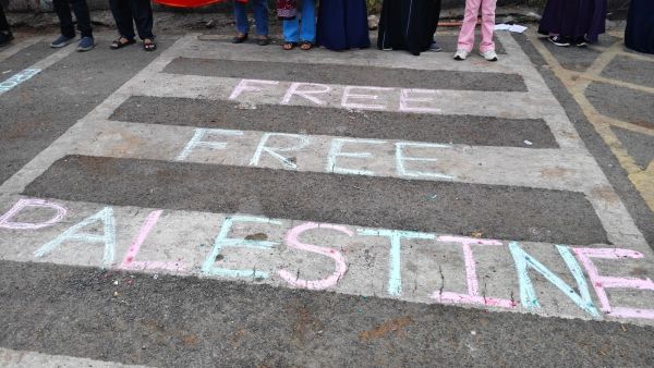 “There is still a nation struggling for freedom, and if we don’t speak now, when will we?" she asked.