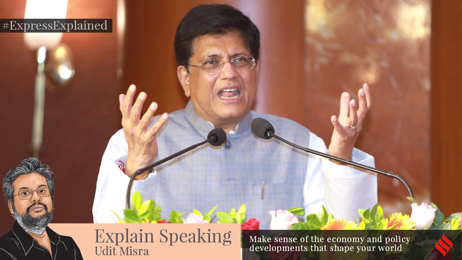 Piyush Goyal on Indian GDP.