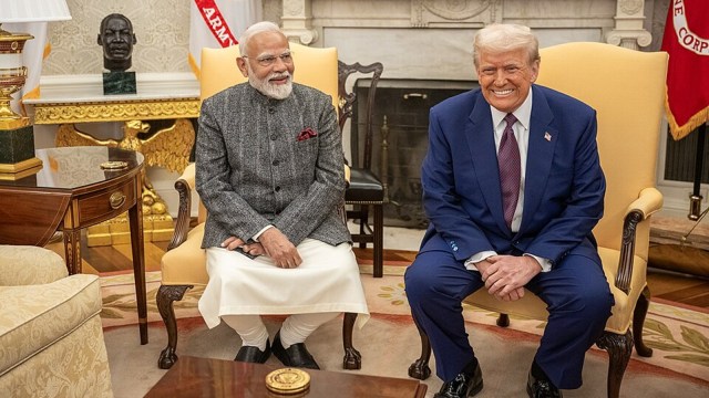 PM Modi and US president Donald Trump