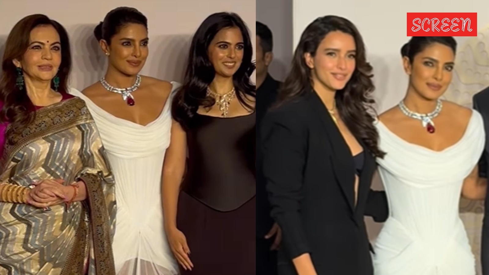 Priyanka Chopra hugs Nita Ambani, introduces Triptii Dimri to Bvlgri boss ...