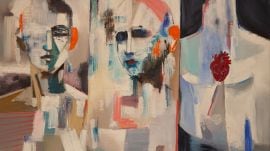 A professional artist for a decade-and-a-half, Ostwar decided to hold an exhibition of her paintings whose proceeds would be spent on helping the farmers of Maharashtra who have been affected by the floods.