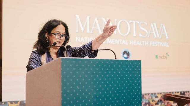 In an email interview with The Indian Express, Nilekani says she was curious about how well workplaces were addressing employee mental health.