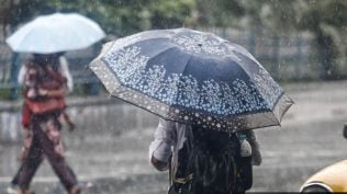 Light to moderate rainfall was recorded at isolated places across both meteorological divisions of Uttar Pradesh on Friday