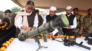 The Defence Minister issued the warning in context of military infrastructure being set up by Pakistan along the Sir Creek area, which has remained in dispute after seven decades of Independence.