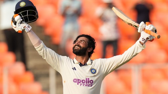 Ravindra Jadeja has moved up to fourth on the list of Indian players with most sixes in Test cricket. (AP Photo)
