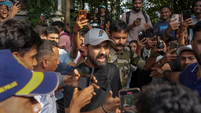 Rohit has been working with Nayar since August this year after taking a lengthy break following the Champions Trophy. (PTI Photo)