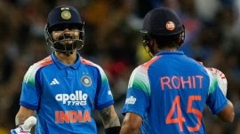 Rohit Sharma and Virat Kohli powered India's nine-wicket win in Sydney on Saturday. (AP)