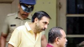 Thiruvananthapuram, Oct 17 (ANI): Unnikrishnan Potty, the prime accused in the Sabarimala gold theft case, being brought to the Crime Branch office, in Thiruvananthapuram on Friday. (ANI Video Grab)