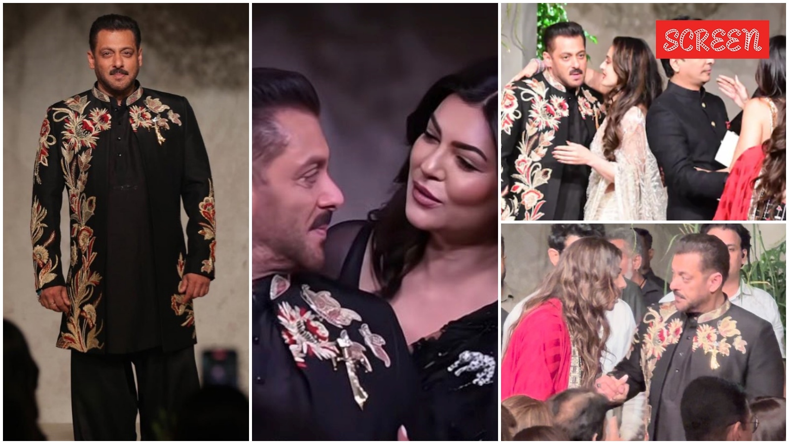 Salman Khan gives rare ramp walk for designer Vikram Phadnis’ 35-year fashion gala, reunites with Sushmita Sen and Bipasha Basu; watch photos and videos