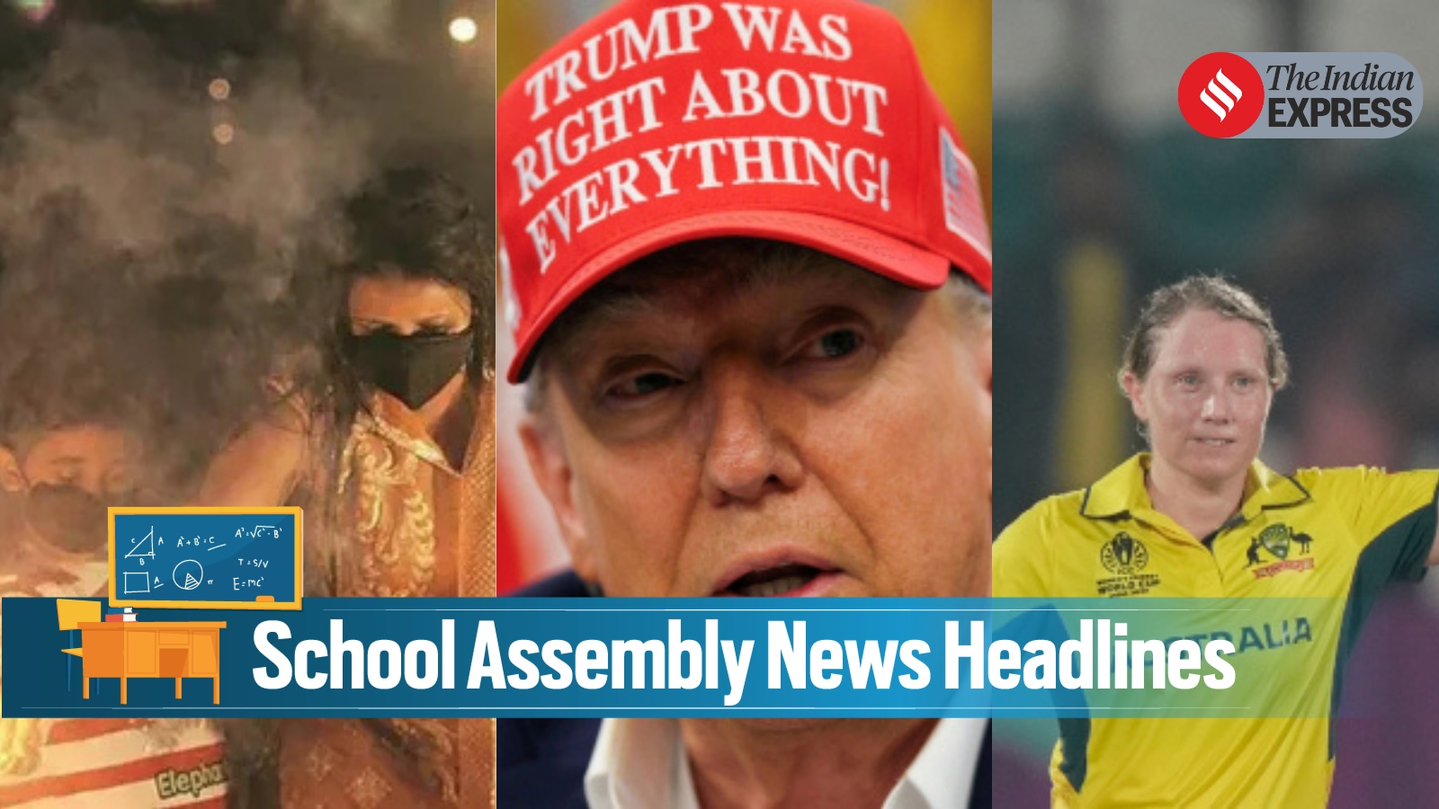 School Assembly News Headlines (October 22): Post-Diwali AQI, H-1B visa FAQs, 41 new medical colleges and more
