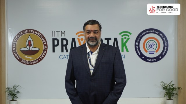 Shankar Raman, CEO, IITM Pravartak Foundation.