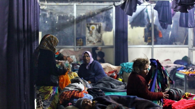 At a shelter home in Sarai Kale Khan