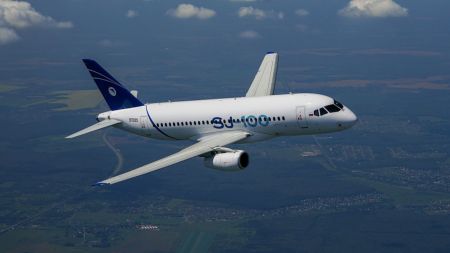 The SJ-100, earlier known as the Sukhoi Superjet 100 (SSJ-100) — is a regional jet with a flight range of 3,530 km, and can carry up to 103 passengers.