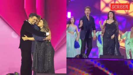 Shah Rukh Khan and Kajol danced to their hit tracks at a recent award show
