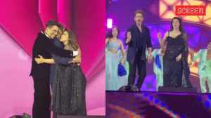 Shah Rukh Khan and Kajol danced to their hit tracks at a recent award show