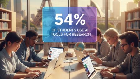 54% study abroad prospective students plan to use ChatGPT & Gemini