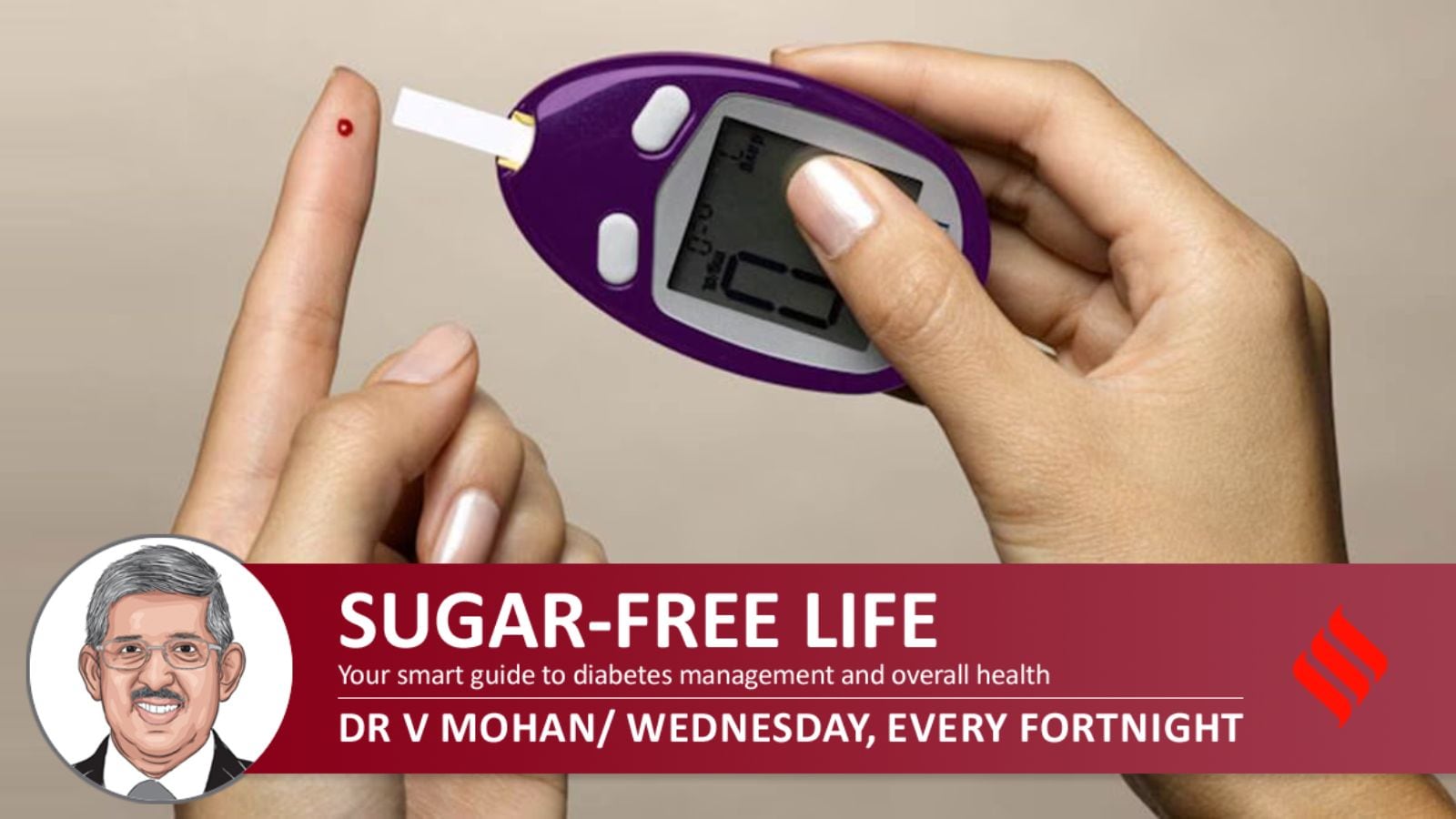 My patient has dark skin folds and wants to know if his blood sugar is getting too high: What test can help him track prediabetes?