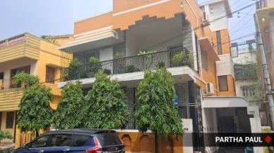 ED raid at Sujit Bose office at BC-88 ,Salt Lake. (Express photo by Partha Paul)