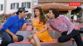 Bobby Deol, Aishwarya Rai and Sunny Deol in a still from Aur Pyaar Ho Gaya.