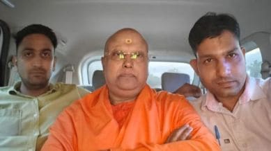 Saraswati was arrested from Agra last Sunday after being on the run.