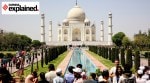 The Taj Mahal in Agra draws upto one lakh daily visitors.