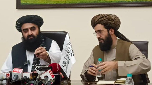 afghanistan foreign minister amir khan muttaqi presser