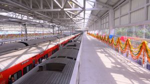 Presently, the Udyan Express train operates on the Bengaluru-Guntakal-Solapur route.